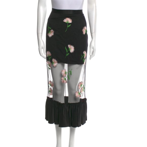 ALICE MCCALL Floral Print Midi Length Skirt - Picture 1 of 2